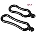 Produktbild 2Pairs Mode Fahrrad nützliche schwarz Gummi - PVC - Ring für cree xm-l xml - t6 led - Taschenlampe Scheinwerfer Scheinwerfer