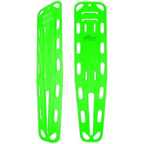 Iron Duck 35900-P-Lime Green Ultra Loc Spinal Immobilization Backboard with Speed Clip Pins Cover