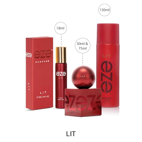 Image of Eze Women Long Lasting Deodrant | Fruity Vanilla | Lit 150ml | Daily Wear