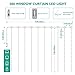 SUNNEST Window Curtain String Light 300 LEDs 9.8FT x 9.8FT 8 Lighting Modes Fairy Lights Remote Control USB Powered Waterproof Lights for Christmas Bedroom Party Garden Wall Decorations,(Warm White)