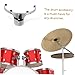 TOGEVAL Electroplated Drum Rim Mount Hanger for Drum Set Compact and Easy to Install Suitable for All Skill Levels Design
