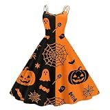 SGYCNGU Dresses for Women Halloween Sleeveless A-Line...