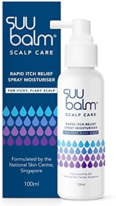 Suu Balm Scalp Spray - Rapid Itch Relief Scalp Moisturiser - Itch Relief in 5 Minutes - Dry, Flaky, Itchy Scalp Treatment (100ml)