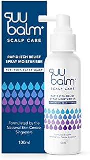 Suu Balm Scalp Spray - Rapid Itch Relief Scalp Moisturiser - Itch Relief in 5 Minutes - Dry, Flaky, Itchy Scalp Treatment (100ml)