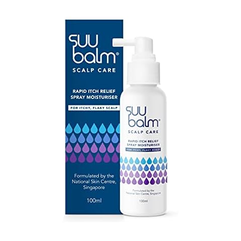 Suu Balm - Scalp Care Rapid Itch Relief Spray Moisturiser - Dry, Itchy, Flaky Scalp Treatment (100ml) Cover