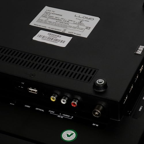 Image of Lloyd 109cm (43 Inches) 4K Ultra HD Smart LED TV 43PS850E (Black)