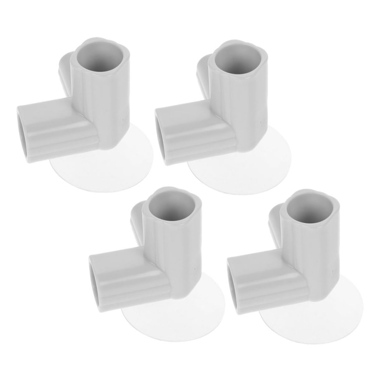 BESTonZON Play Pen Accessory Set 4pcs Tee Pipe Joints Easy Install Elbow Pipe Fitting for Childproofing