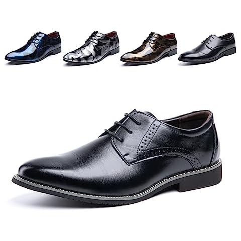 Hitmars Oxford Shoes for Men - Formal Lace Ups Cover