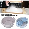4Pcs Pollen Sieve Set, Sieve Fine Mesh, Flour Sieve Set, Trimming Tray with Mesh Sifter Screen, Stackable Design Lightweight Trimming Tray with Mesh for Kitchen Baking