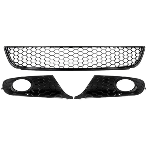 Calandre VW Golf Jetta MK6 cassée ? Grille double latte ABS noir peint