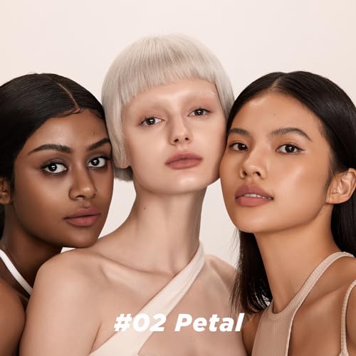 Image of ITY Velvet Matte Finish Lip Stain-Mousse Textured Lip Clay, Nude Shade, Conceals Lip Lines, Rich Pigment Lip Tint Lipsticks, 0.14 oz (4g) in Petal