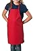 Red Kids Apron, Small Bib