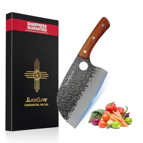 Serbian Chef Knife Vegetable Chopper Meat Cutting Kitchen Knife Food Prep