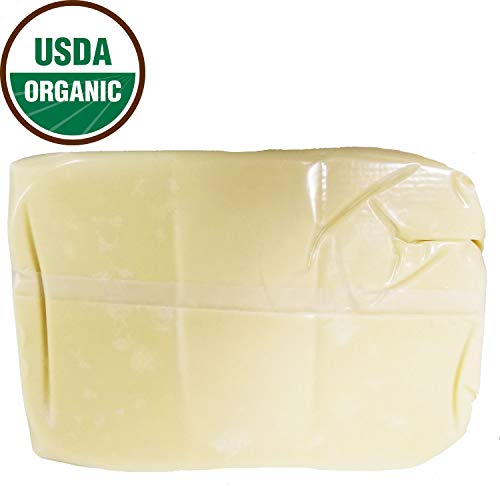 Organic Shea Butter 5 lb, USDA Certified Organic by Mary Tylor Naturals, Premium Grade Raw Unrefined Shea Butter, Ivory From Ghana Africa, Amazing Skin Nourishment, Great for Eczema, Stretch Marks