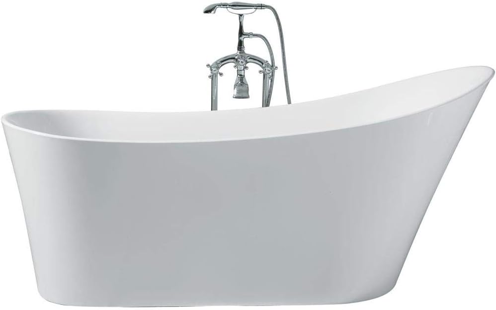 Cordelia UB114-6730 Freestanding Acrylic Bathtub 67" x 30" Inches