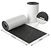 2 Rolls 80x7.8x0.26 inch Car Door Anti Scratch Self Adhesive Foam Parking Protector Compatible with Garage Wall (Black)