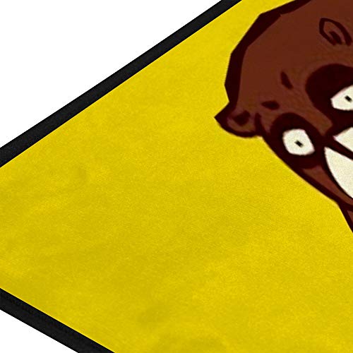 Alfombrilla antideslizante para cocina, tapete lavable de oso marrón de 39x20 pulgadas Color1 6