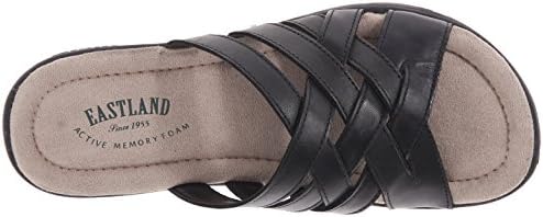 Eastland womens Hazel Flat Sandals, Black, 8 US | Image 4