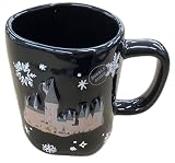Rae Dunn Coffee Mug - Black - I'd Rather Stay at This Christmas