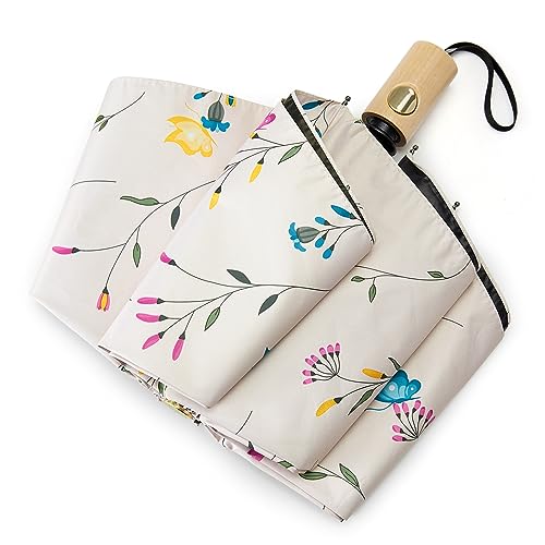 G4Free 42 Inch UPF 50+ UV Protection Travel Sun Umbrella with Wooden Handle by G4Free - Used condition - Image 8