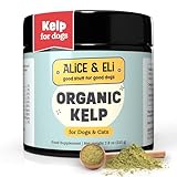 Alice & Eli Organic Kelp Powder for Dogs – Supports Healthy Coat, Thyroid & Immune System - Multivitamin Seaweed Powder from Canada
