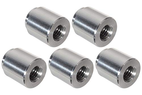 ICT Billet 5pc Aluminum M10-1.5mm Weld On Bung Female Nut