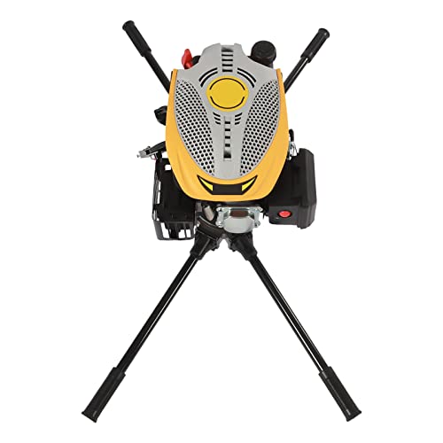 3.2KW 8HP Heavy Duty Earth Digging Machine 173cc 4 Stroke Post Hole Digger Petrol Earth Auger 3600RPM with 4 Handles Air Cooling System Torque 9.0Nm Fuel Tank 1L