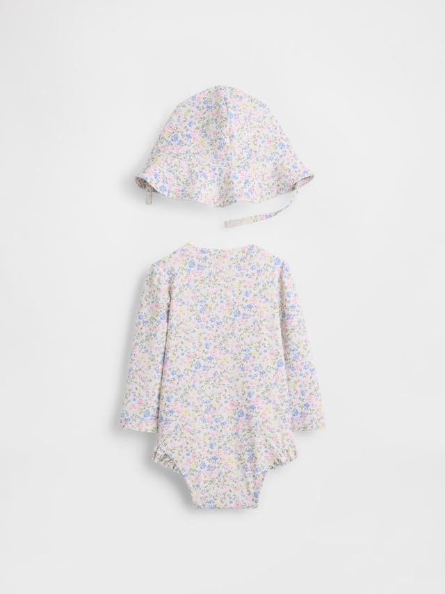 GAP Unisex Baby 2-Piece Rashguard and Hat Set