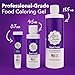 Ann Clark Regal Purple Food Coloring Gel .70 oz. Professional Grade Made in USA