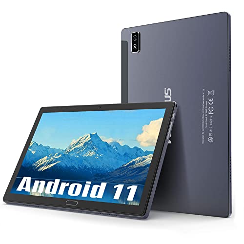 Tablet 10 inch Android 11 4G LTE Tablet PC with 2 SIM Slot, 4GB RAM 64GB ROM 128GB Expandable,...