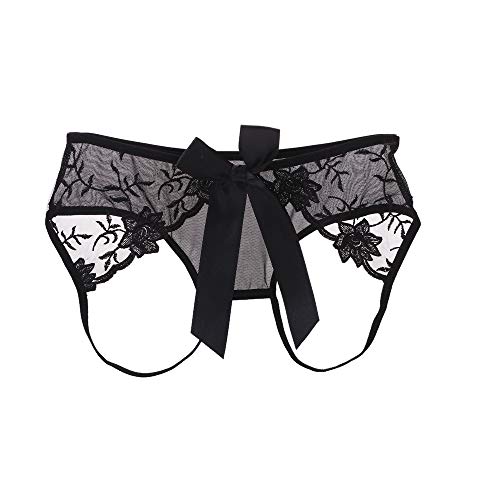 Yumso Sexy Dentelle Lady Lady Culotte Culotte sous-vêtements Fille Creuse sans Couture Femmes Perles Strings Slips Cover