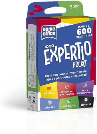 Toyster - Jogo Expertio Pocket - Quiz de Conhecimentos Gerais, +6...