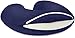 Amazon Basics Semicircular Memory Foam Neck Travel Pillow, Navy Blue