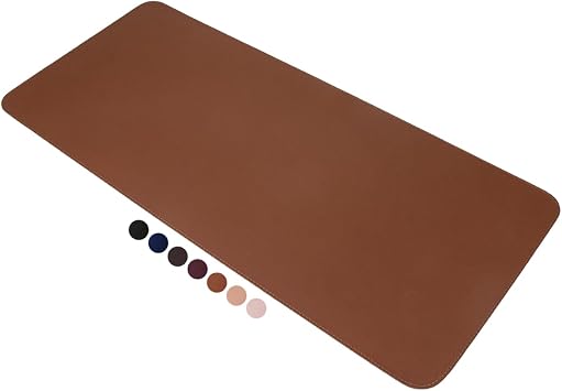 MousePad DeskPad Couro Ecológico 70x30cm Caramelo