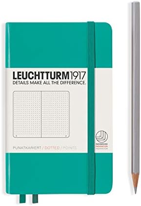 Lighthouse Notebook Pocket (A6) dotted, Hardcover
