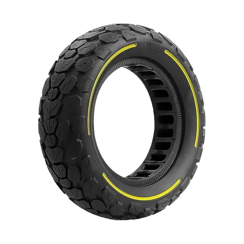 Pneu plein trottinette électrique increvable - Gomme jaune haute densité G1