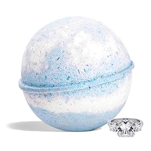 Ivy & Bauble Handmade Fresh Scent Bath Bombs with Surprise Ring Gift for Women | Made in USA | No Paraben, No Preservatives, No Phosphate | Aroma Therapeutic Moisturizer | Large 9oz- Ring Size 5