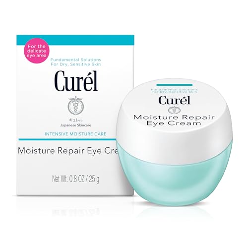 Curel Japanese Skin Care Moisturizer Repair Eye Cream, Under Eye Cream for Dry, Sensitive Skin,...