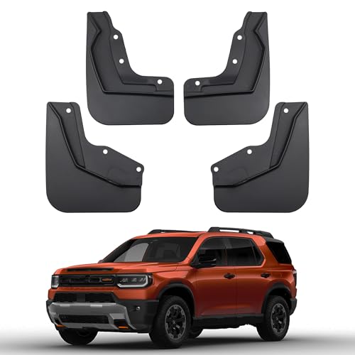 Image of Mud Flaps Compatible with 2026 Honda Passport Accessories 4 PCS All Weather Fender Guard Mudguards Sediment Protection No Need to Drill Holes