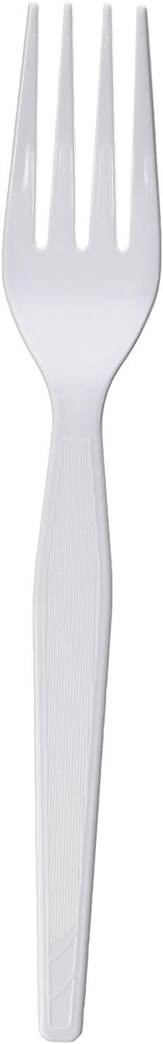 Plastic Tableware, Heavyweight Forks, White, 100/Box, Sold As 1 Box