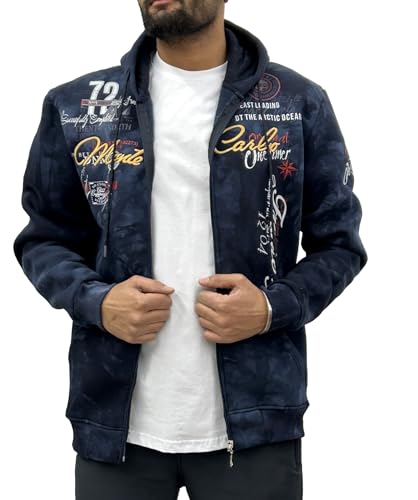 Raff & Taff Herren Zipper Hoodies Kapuzenjacke Sweatjacke Übergangsjacke...