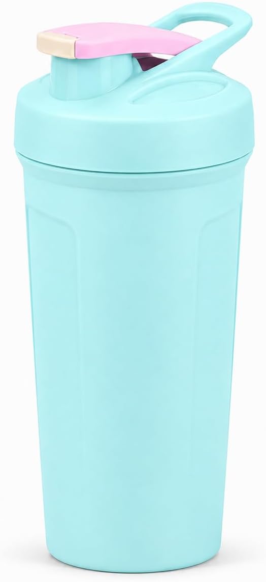 24oz Insulated Sport Protein Shaker Bottle, Matte (Black) | Supplements Shaker
