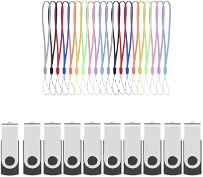 ABLAZE 100 Pack USB 2.0 128MB + 30 Pack USB Lanyard Strap