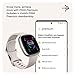 Fitbit Sense 2 Advanced Health and Fitness Smartwatch with Tools to Manage Stress and Sleep, ECG App, SpO2, 24/7 Heart Rate and GPS, Lunar White/Platinum, One Size (S & L Bands Included)