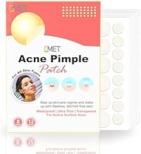 36 Hydrocolloid Acne/Pimple Patch for Face | Absorbs Pus, Pimple Healing & Spot Clearing Patch | Waterproof & Transparent Skin Stickers for Men & Women, All Skin Types (PAck of 1) (1 packet)