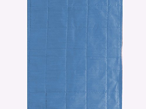 Quilted Bed Runner - Light Blue Bed Scarf Long Side Runner Throw King/Queen/Twin Size With Decorative Cushion Cover Polyester 20" Wide X 102" Long (50 Cm X 300 Cm) #TOP2