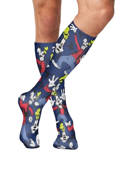 Image of Cherokee Compression Socks 10-15 mmHg Knee High 1 Pair Pack