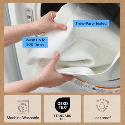Image of GORILLA GRIP Washable Reusable Underpads, 34x36+19in Wings, 2 Pack, White