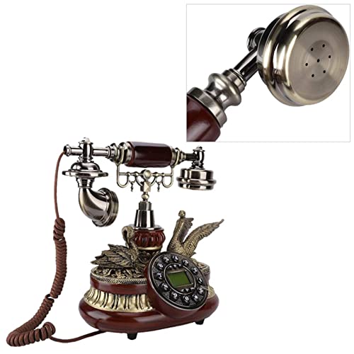 Téléphone fixe rétro vintage avec fonction pause et recomposition du numéro - 5