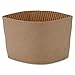 Genuine Joe GJO19049CT Protective Corrugated Cup Sleeve, Brown (20 x Pack of 50)